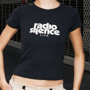 brandy melville / john galt “radio silence” tee
